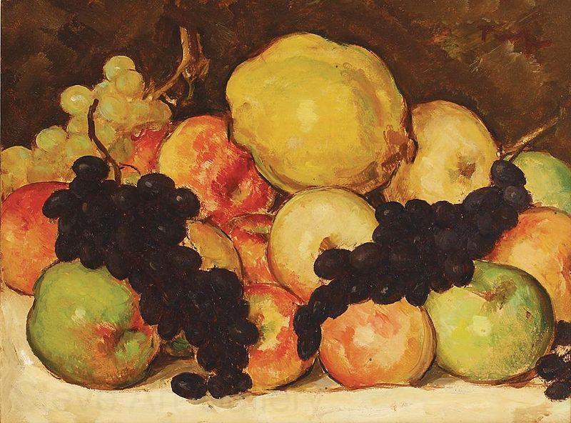 Nicolae Tonitza Natura statica cu fructe Norge oil painting art